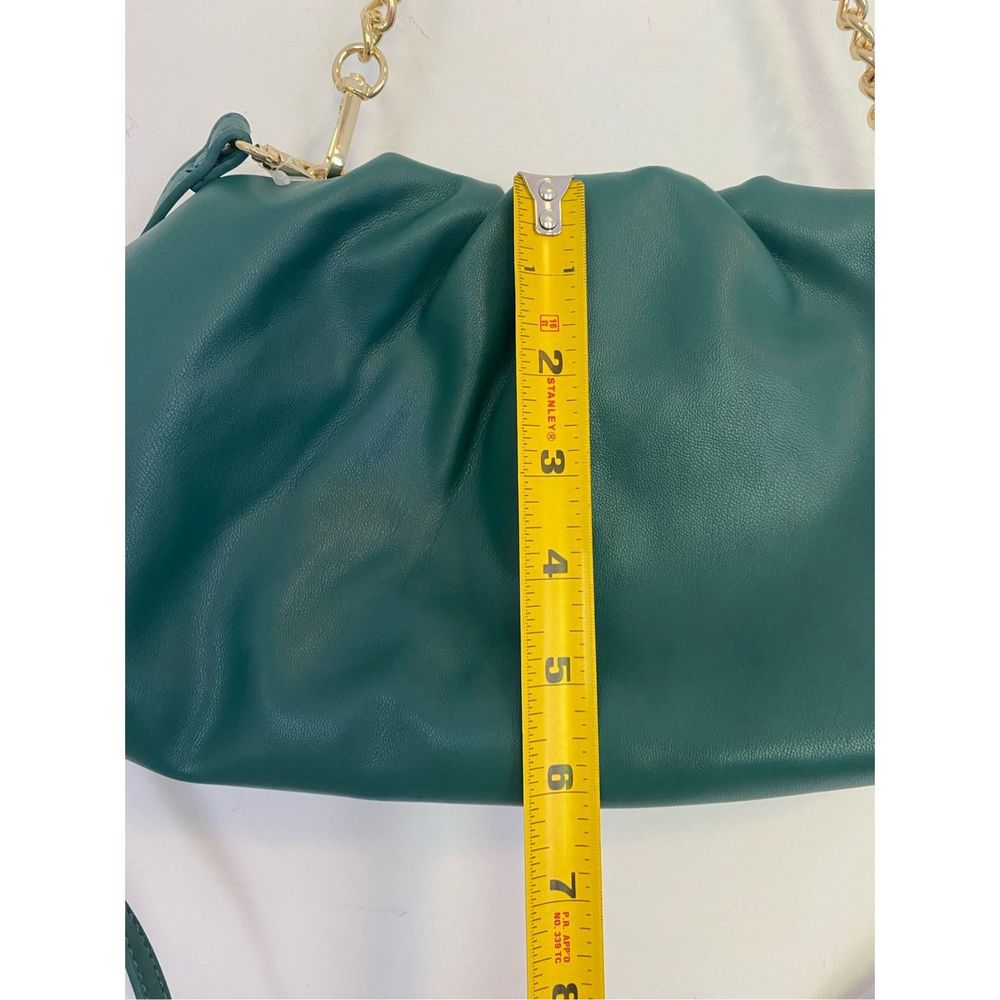 INC Green Vegan Leather Satchel bag NWOT - Picture 5 of 11